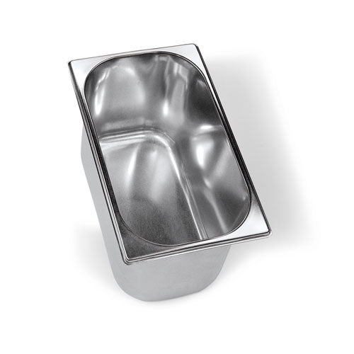 Stainless steel ice cream container